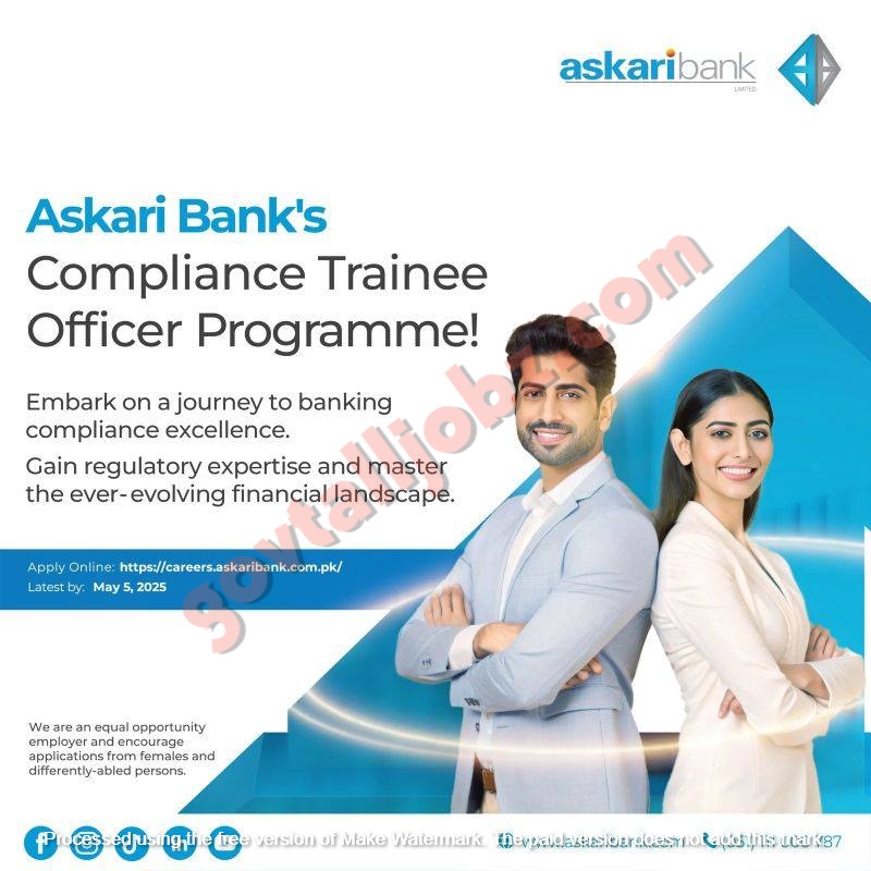 Askari Bank Compliance Trainee Officer Programme 2025 Askari Bank Compliance Trainee Officer Programme 2025